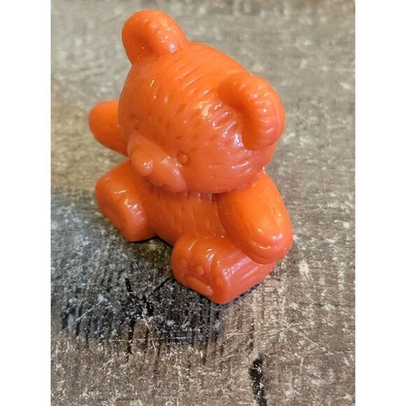 Orange teddy bear doll accessory toy figure - Picture 2 of 4